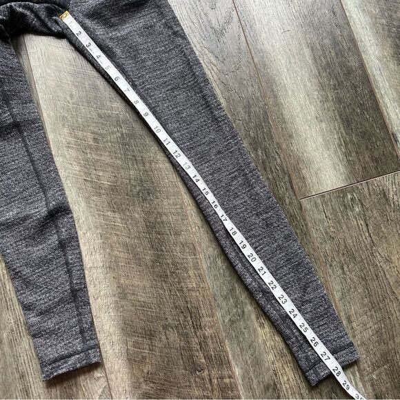 Lululemon Wunder Under Tights Coco Pique Black Mid Rise 28” Size 2 Leggings - Picture 7 of 13